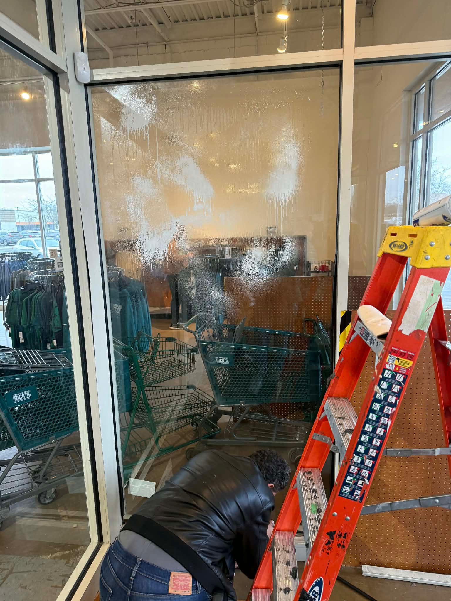 Residential windows after repair.